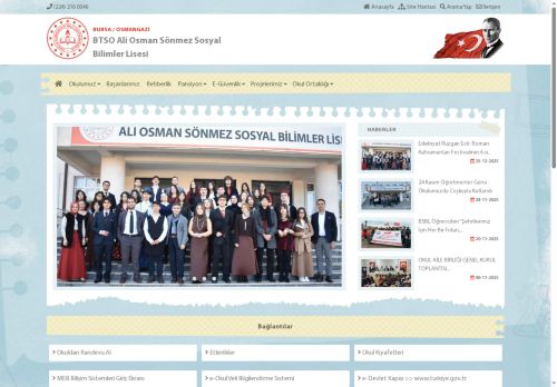 BURSA / OSMANGAZİ - BTSO Ali Osman Sönmez Sosyal Bilimler Lisesi