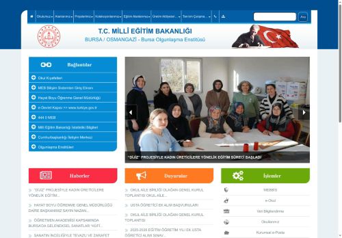 BURSA / OSMANGAZİ - Bursa Olgunlaşma Enstitüsü