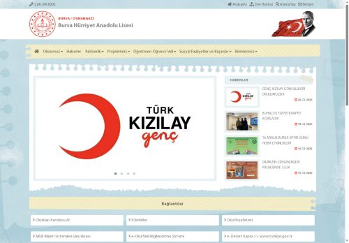 BURSA / OSMANGAZİ - Bursa Hürriyet Anadolu Lisesi
