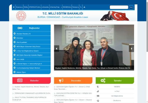 BURSA / OSMANGAZİ - Cumhuriyet Anadolu Lisesi
