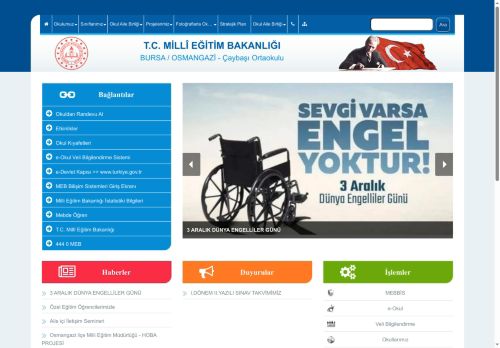 BURSA / OSMANGAZİ - Çaybaşı Ortaokulu