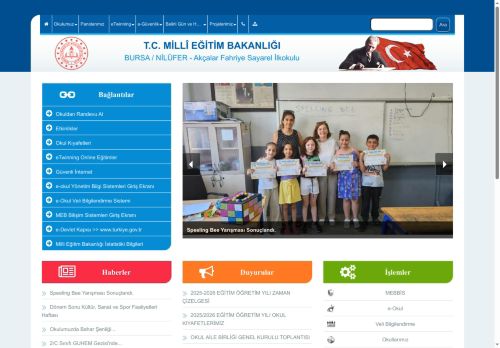 BURSA / NİLÜFER - Akçalar Fahriye Sayarel İlkokulu