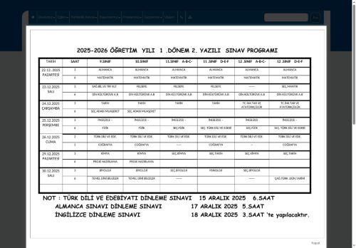 BURSA / NİLÜFER - Ali Karasu Anadolu Lisesi
