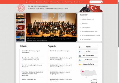 BURSA / NİLÜFER - Bursa Zeki Müren Güzel Sanatlar Lisesi