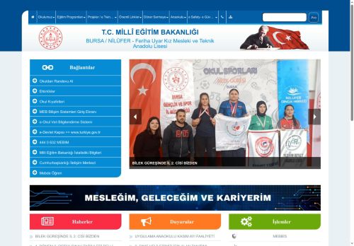 BURSA / NİLÜFER - Feriha Uyar Kız Mesleki ve Teknik Anadolu Lisesi