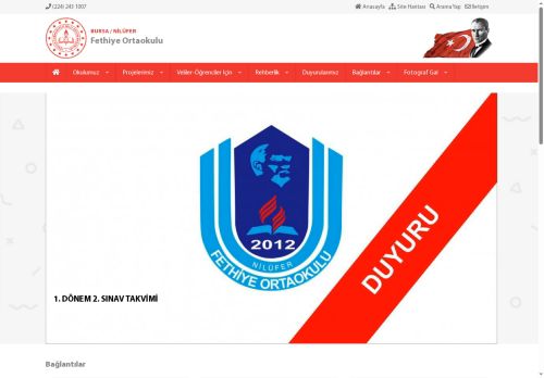 BURSA / NİLÜFER - Fethiye Ortaokulu