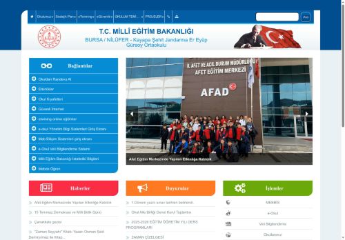 BURSA / NİLÜFER - Kayapa Şehit Jandarma Er Eyüp Gürsoy Ortaokulu