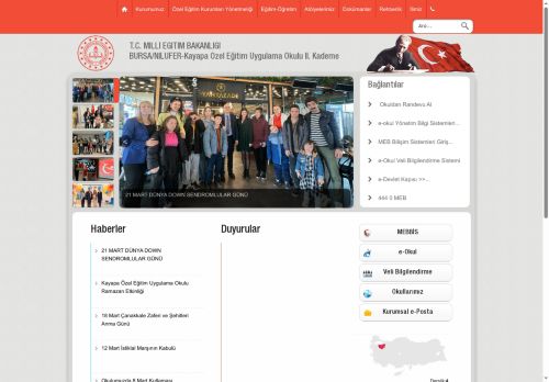 BURSA / NİLÜFER - Kayapa Özel Eğitim Uygulama Okulu II. Kademe