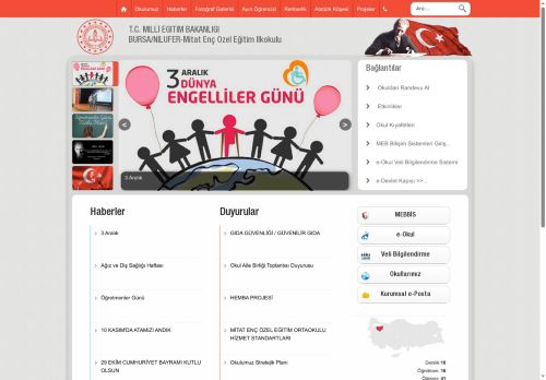 BURSA / NİLÜFER - Mitat Enç Özel Eğitim İlkokulu