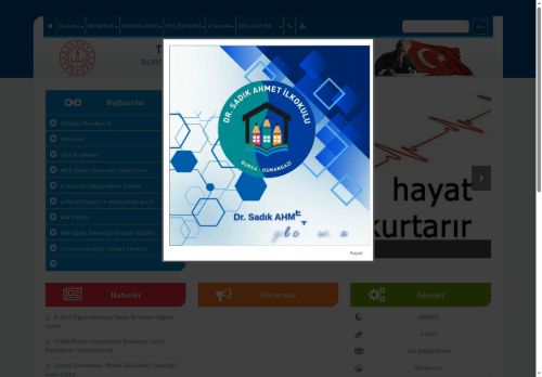 BURSA / OSMANGAZİ - Dr. Sadık Ahmet İlkokulu