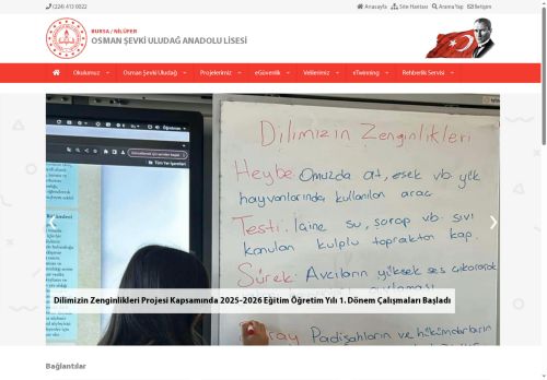 BURSA / NİLÜFER - OSMAN ŞEVKİ ULUDAĞ ANADOLU LİSESİ