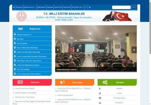 BURSA / NİLÜFER - Özlüce Nurettin Topçu Kız Anadolu İmam Hatip Lisesi