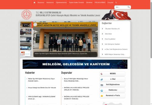 BURSA / NİLÜFER - Şehit Hüseyin Akyüz Mesleki ve Teknik Anadolu Lisesi