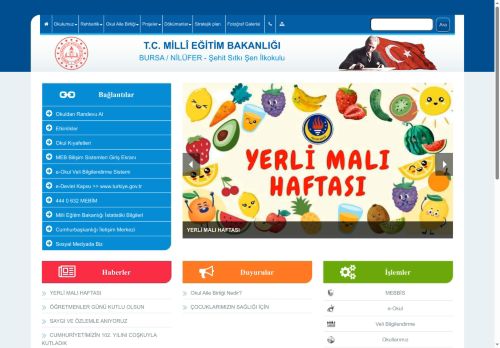 Şehit Sıtkı Şen İlkokulu - BURSA / NİLÜFER