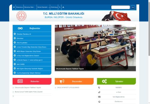 BURSA / NİLÜFER - Ürünlü Ortaokulu