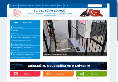 BURSA / ORHANELİ - A. Necati Yılmaz Mesleki ve Teknik Anadolu Lisesi