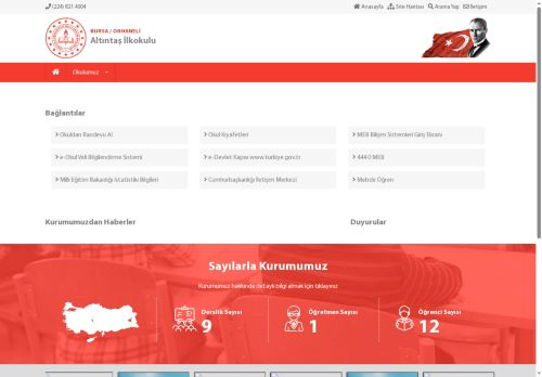 BURSA / ORHANELİ - Altıntaş İlkokulu