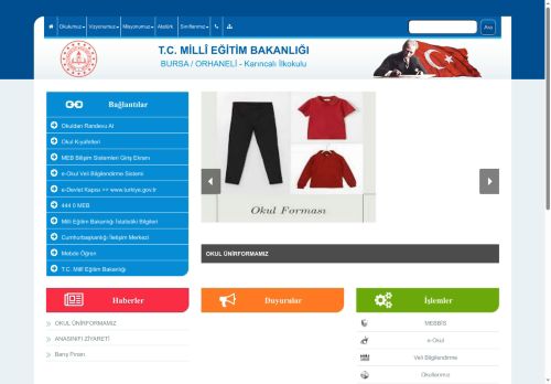 BURSA / ORHANELİ - Karıncalı İlkokulu