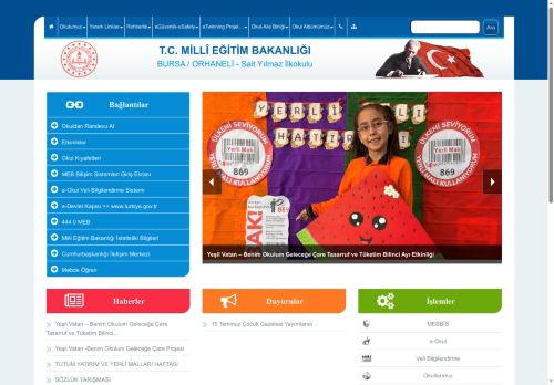 BURSA / ORHANELİ - Sait Yılmaz İlkokulu