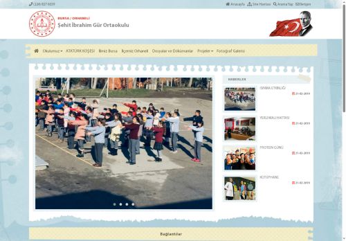 BURSA / ORHANELİ - Şehit İbrahim Gür Ortaokulu