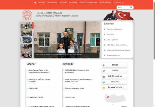 BURSA / ORHANGAZİ - Ahmet Yesevi Ortaokulu