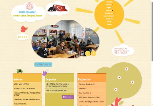 BURSA / ORHANGAZİ - Gurleler Orhan Öcalgiray İlkokulu