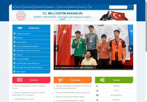 BURSA / ORHANGAZİ - Orhangazi Çok Programlı Anadolu Lisesi
