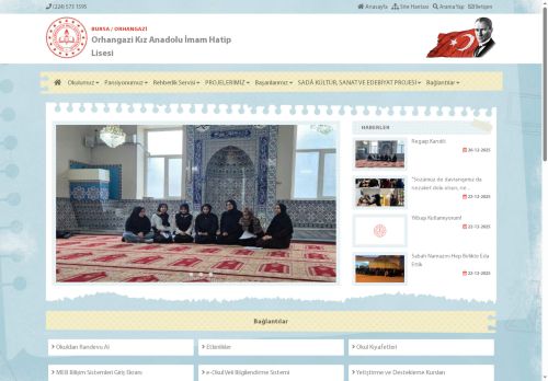 BURSA / ORHANGAZİ - Orhangazi Kız Anadolu İmam Hatip Lisesi