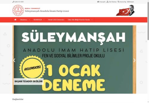 BURSA / ORHANGAZİ - Süleymanşah Anadolu İmam Hatip Lisesi