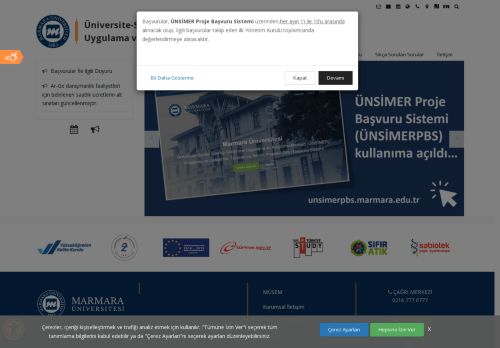 Üniversite-Sanayi İşbirliği Geliştirme Uygulama ve Araştırma Merkezi - Marmara Üniversitesi
