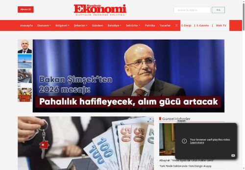 KARADENİZ EKONOMİ Karadenizin İlk ve Tek Ekonomi Gazetesi