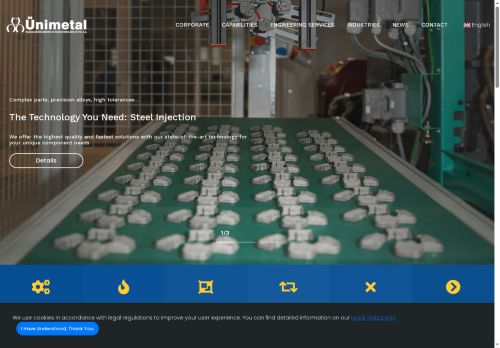 Investment Casting, Ünimetal