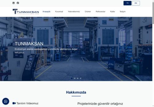Anasayfa - TUNMAKSAN