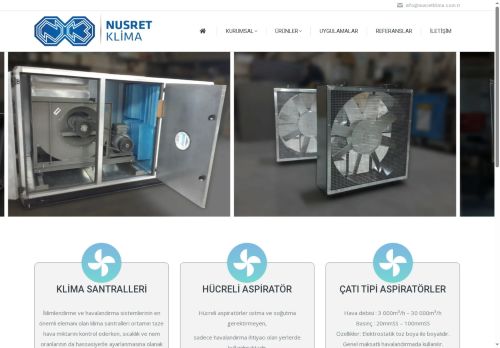Nusret Klima – ISITMA VE HAVALANDIRMA CIHAZLARI BURSA – Bir başka WordPress sitesi
