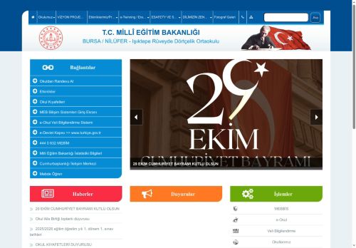 BURSA / NİLÜFER - Işıktepe Rüveyde Dörtçelik Ortaokulu