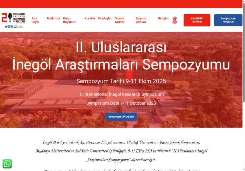 II. Uluslararası İnegöl Araştırmaları Sempozyumu