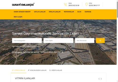 Engin Gönder - Sanayi Emlakçısı | Tuzla Deri Sanayi Satılık Fabrika, Tuzla Deri Sanayi Kiralık Fabrika, Tuzla Deri Sanayi Satılık ve Kiralık Sanayi Gayrimenkulleri