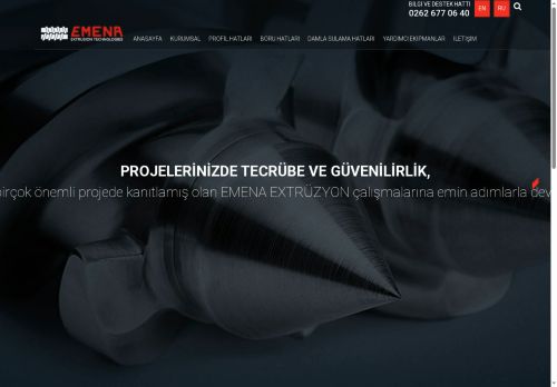 Emena Extrusion | Ekstruderler, Damla Sulama Boru Hatları