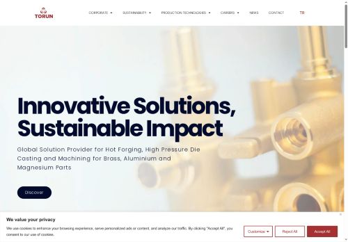 TORUN Metal - Casting, Forging & Machining Solutions