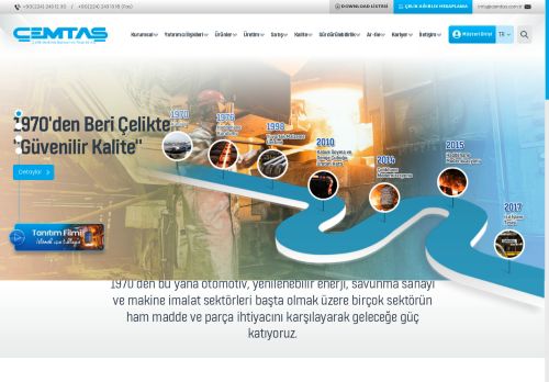 Çemtaş | Çelik Makina Sanayi ve Ticaret A.Ş.