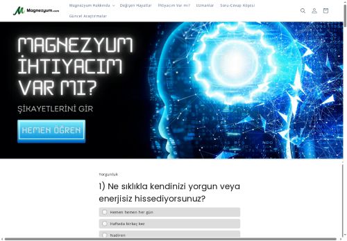 Magnezyum.com - En Detaylı Magnezyum Rehberi