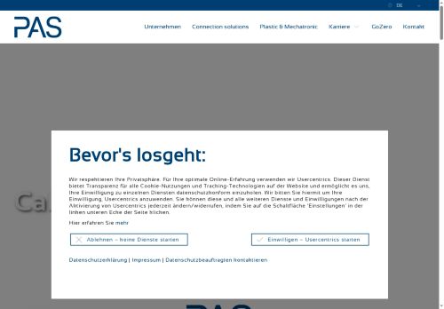 PAS Management Holding GmbH - PAS [DE]