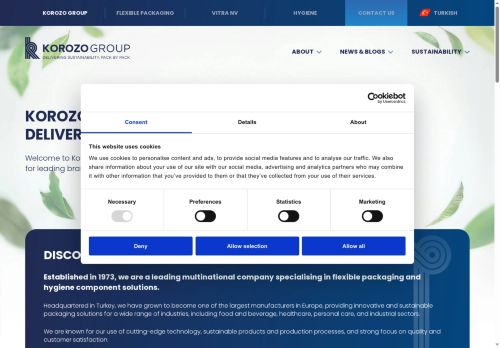 Korozo Group | Innovative Flexible Packaging Solutions Worldwide