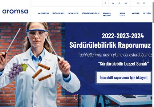 Global Compact - Aromsa - Yaratıcı Lezzet Ortağınız