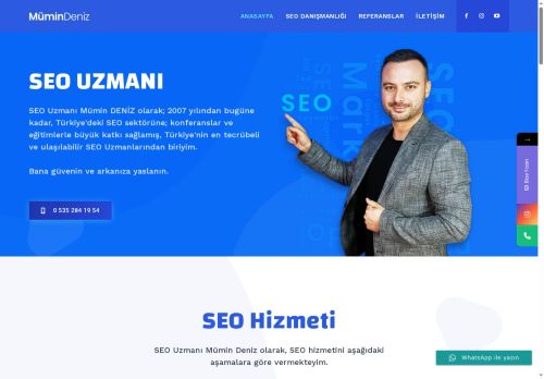 SEO Uzmanı Mümin DENİZ İzmir SEO Uzmanı - İstanbul, Ankara, Antalya