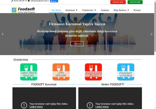 Ana Sayfa - Foodsoft