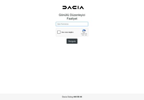 Gönüllü Düzenleyici Faaliyet | Dacia