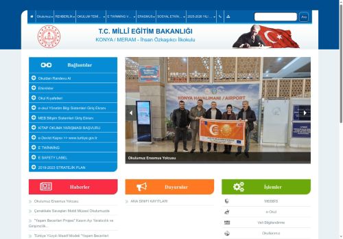 ENERJİ DOSTU MAVİ-YEŞİL OKUL E-DERGİMİZ - İhsan Özkaşıkcı İlkokulu