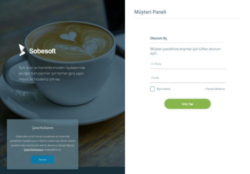 Giriş Yap - Sobesoft Müşteri Destek Paneli
