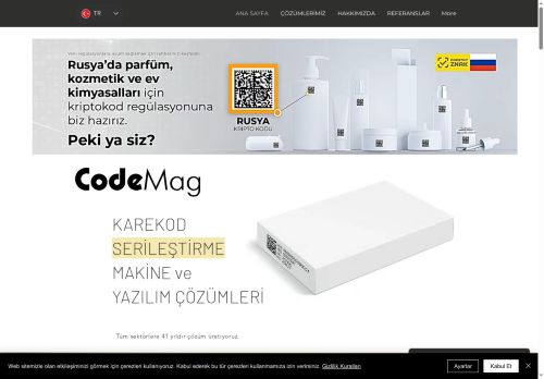 CodeMag | İlaç Takip Sistemi Karekod Serileştirme Makine ve Yazılım | İstanbul